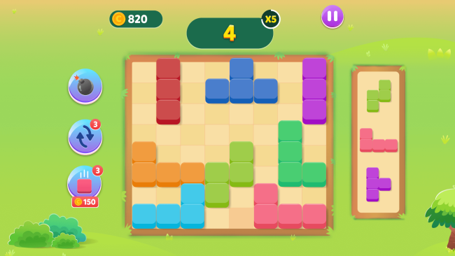 Block Up Puzzle gameplay screenshot 2